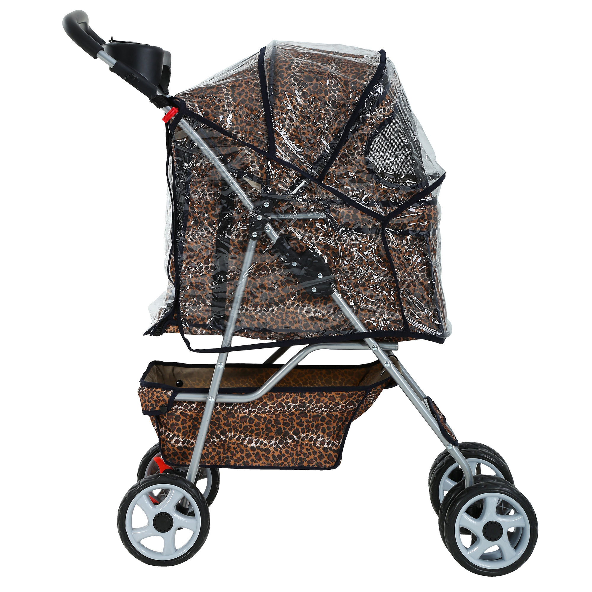 Leopard dog stroller best sale